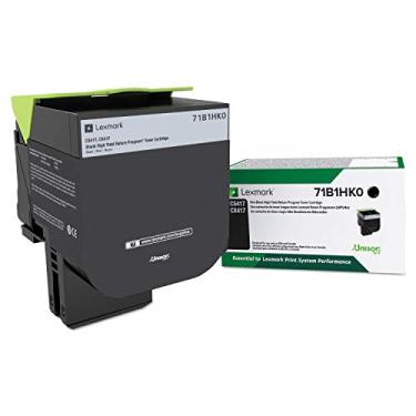 Imagem de Lexmark 71B1HK0 CS417dn CX417de CS517de CX517de CX517de Toner preto de alto rendimento do programa de retorno