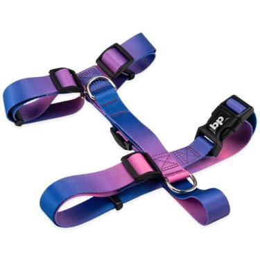 Imagem de Coleira Peitoral para Cachorro Cães Regulável Várias Estampas Basic Pe