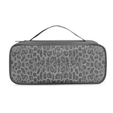 Imagem de SUITOSELFY Estojo Para Estetoscópio Com Estampa De Leopardo Preto Enfermeira, Suporte Portátil, Bolsa Transporte Viagem Bolso Malha, Compatível 3M Littmann/Omron/Mdf