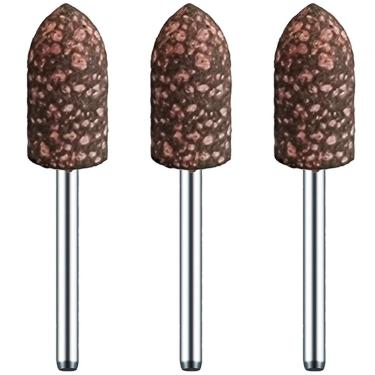 Imagem de Ponta Montada 10Mm Cônica Borracha Com Abrasivos Haste 3Mm