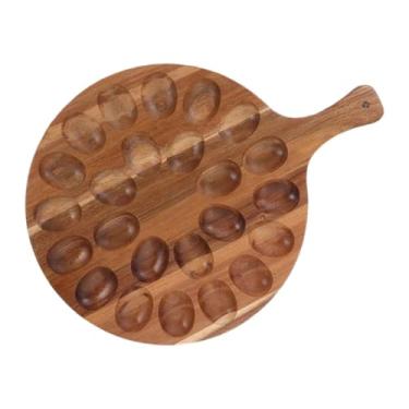Imagem de Ioensy Bandeja de Ovos Diabólicos, Porta-Ovos Diabólicos, Ideal para Piqueniques e Festas, Bandeja de Servir, Tábua de Charcutaria para Restaurantes e