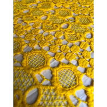 Imagem de Tecido Renda Guipir VAR 7 I 1m x 1,30m (Canário)