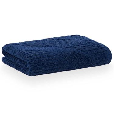 Imagem de Toalha Banho Jazz Extra Soft 70X135Cm Azul Buddemeyer