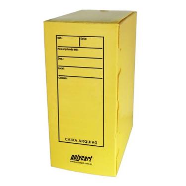 Imagem de Kit C/ 10 Arquivo Morto Azul Gigante / Polycart   ,  AMARELO