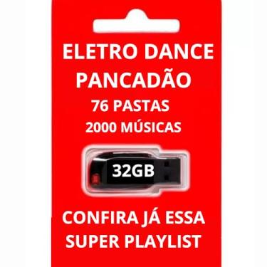 Imagem de Pen Drive 32GB Gravado Com Músicas - Eletrodance Pancadão e Eurodance. Contem 76 Pastas e Aproximadamente 2000 Músicas.