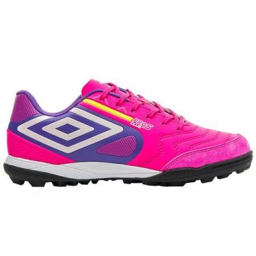 Imagem de Chuteira Umbro Society Pro 5 Bump Club Masculino Original, 41, Rosa, P