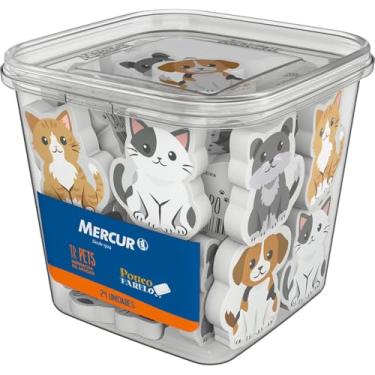 Imagem de Borracha Decorada, Mercur, TR Pets, Pote com 24 Unidades, Sortidas