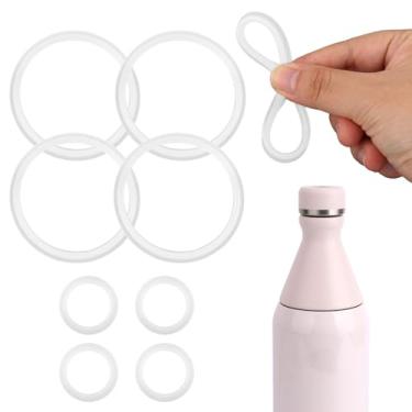 Imagem de 8un. Anéis de Vedação de Substituição para Garrafa Stanley All Day Slim 20oz e 34oz, Vedantes Duráveis à Prova Vazamento para Garrafas Água