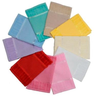 Imagem de Toalha Lavabo Para Bordar Linha Bella Velour Liso DOHLER