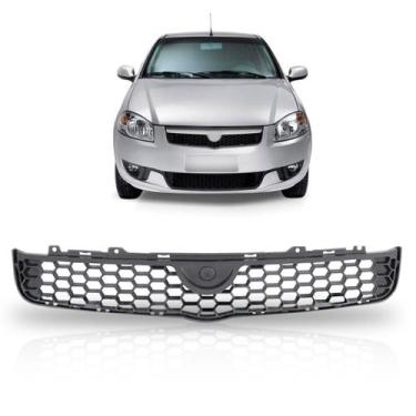 Imagem de Grade radiador siena el 2013 2014 2015 2016 cinza - RETOV