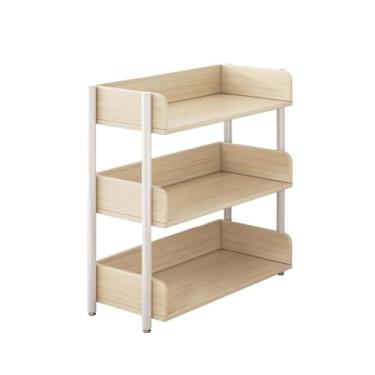 Imagem de Suporte de impressora para mesa prateleira de impressora ao lado da mesa simples estante de livros rack de armazenamento de chão rack de armazenamento de vários andares rack organizador de impressora