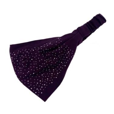 Imagem de Bandanas femininas estilo strass, faixas elásticas para ioga, roupas de carnaval, roupas de festa e boate
