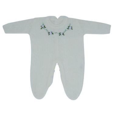 Imagem de Macacão Infantil Flowers - Kowak, Off, White, RN