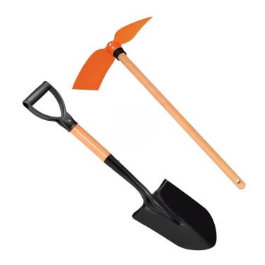 Imagem de Pá, Kit Pá de Bico, Enxadinha Sacho CoraçãO, Utilizada Na Agricultura E Jardinagem para Juntar Ou Carregar Materiais Diversos