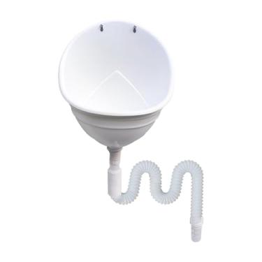 Imagem de simhoa Mictórios Treinamento para usar o banheiro Crianças Vaso sanitário Desviador de urina Vaso sanitário de pé Mictório com dreno para crianças pequenas, Branco