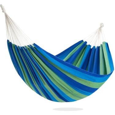 Imagem de PNAEUT Redes duplas para uso externo, rede de substituição para ambientes externos, varanda e jardim (azul, médio)