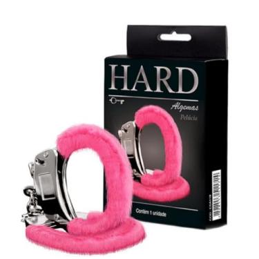 Imagem de Algema De Metal Com Pelucia Algemas Eróticas com Pelúcia Confortável e Chaves para Casais CSA109 (ROSA)