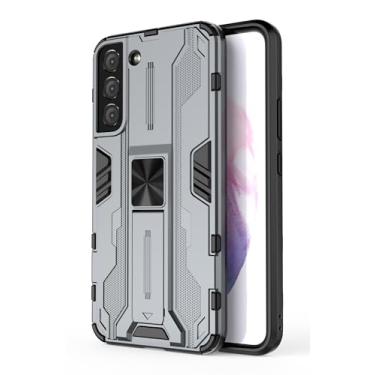 Imagem de SORAKA Capa para Samsung Galaxy S22 Plus 5G com suporte Capa de proteção resistente para Samsung Galaxy S22 Plus 5G Capa com placa de metal para suporte magnético para carro Capa Silm Fit