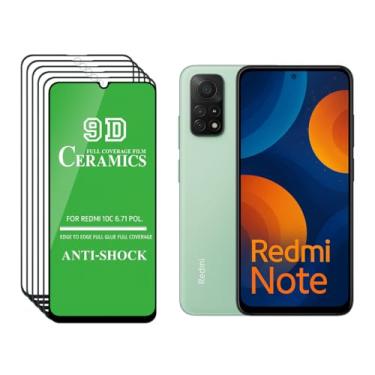 Imagem de 6 Películas de Cerâmica 9D todos modelos Redmi: 13 13s 12 12s 11 11s 10 10s 9 8 Pro 5G Note (NOTE 10T)