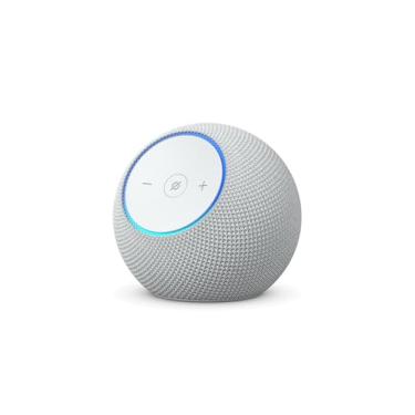 Imagem de Apresentamos o Amazon Echo Dot Max (Geração mais recente), smart speaker com Alexa, som envolvente e hub de casa inteligente integrado, ideal para sua sala de estar, Cor Branca