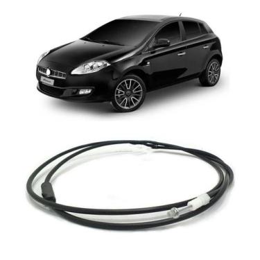 Imagem de Cabo De Aço Capô Fiat Bravo 2011 a 2016  - MUNDIFLEX, PRETO