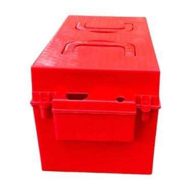 Imagem de Lljsszr Caixa de Bateria para Triciclos Elétricos, Suporte de Bateria, Proteção Portátil Profissional, 20 a, Caixa de Transporte Universal para Triciclos, Vermelho