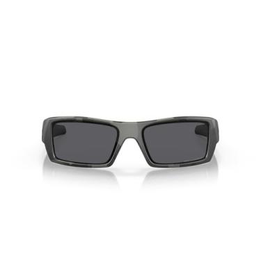 Imagem de Óculos de Sol Oakley Masculino OO9014 Gascan retangulares, preto/cinza polarizado, 60 mm