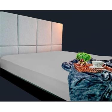 Imagem de Lençol Queen Malha 100% Algodão Fio 30/1 PERTUTTI 80g, Toque Macio, Conforto Natural, Elástico em Toda Volta, Respirável e Antialérgico, Ideal para Cama Box 138X188X25 – CAMITALIA