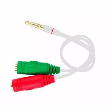 Imagem de Adaptador P2 P3 Console Ps4 Xbox One Pc Fone Headset Áudio