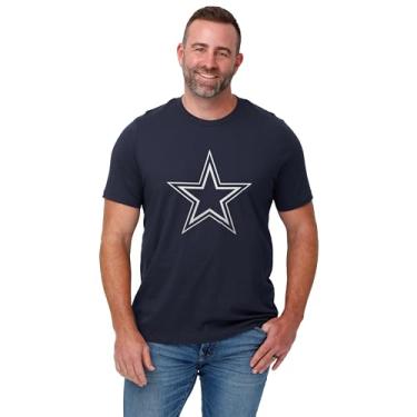 Imagem de FOCO Camiseta Dallas Cowboys logotipo primário cor primária - média