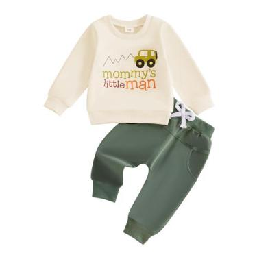 Imagem de Conjunto de roupas Baby Boy Fall, moletom de manga comprida, calça 6M-