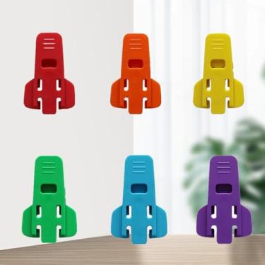 Imagem de Pacote com 6 abridores de latas manuais, plástico ABS, para refrigerante/cerveja, protetor de bebidas