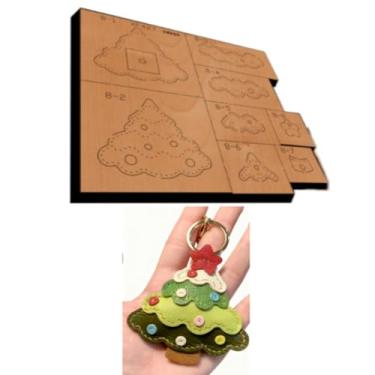 Imagem de YJIUYUANQ Cortador de perfurador de madeira, ferramenta de perfuração oca de couro para artesanato de couro faça você mesmo, enfeites de árvore de Natal