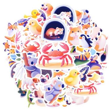 Imagem de 35 peças animais natureza vida marinha pássaros insetos adesivos brinquedo professor recompensa adesivos água-viva para telefone faça você mesmo, laptop, scrapbook, bicicleta, caderno, bagagem, copo