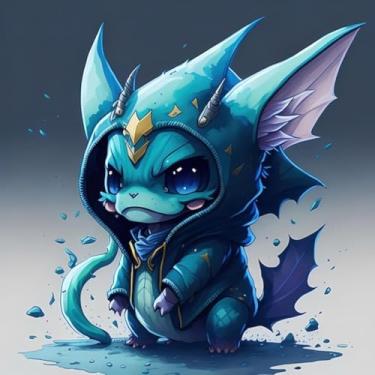 Imagem de Adesivo de Parede Anime Monstros Fofinhos Decoração Infantil Dralyn Hoodie Cute 30x30cm