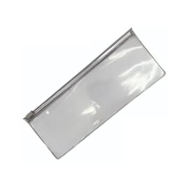 Imagem de Kit 5 Estojo Zip Zap Cor Transparente Liso