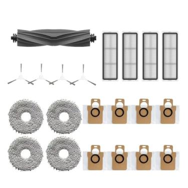 Imagem de Compatible With Dreame Bot L10s Ultra / L10 Ultra Robot Vacuum Cleaner Accessories Mop Dust Bag Main Brush Side Brush Hepa Filter Replacement(Chocolate)