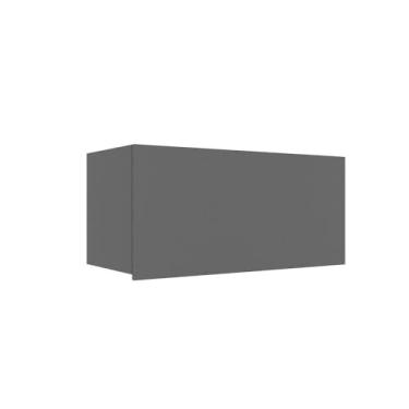 Imagem de Armário Aéreo Mdp Herval Amsterdam, 1 Porta, Cinza Grafite, 80 cm