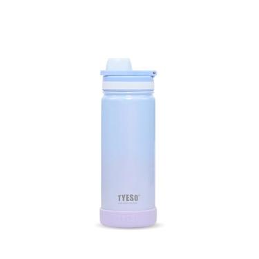 Imagem de TYESO - Copo Térmico 600ml Inox Garrafa com Cores Gradientes - Garrafa Térmica Adequada para Bebidas como Agua, Chá Gelado, Café e Granizados(Azul Roxo)