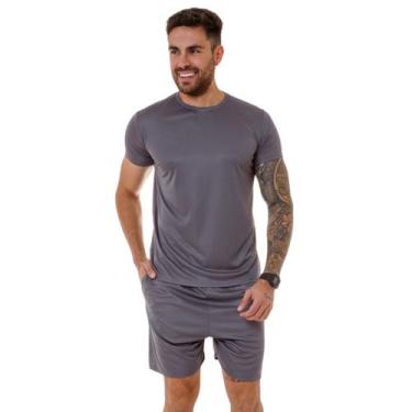 Imagem de Conjunto Camisa E Short Masculino Dry Fitnnes Academia - Daze Modas, G