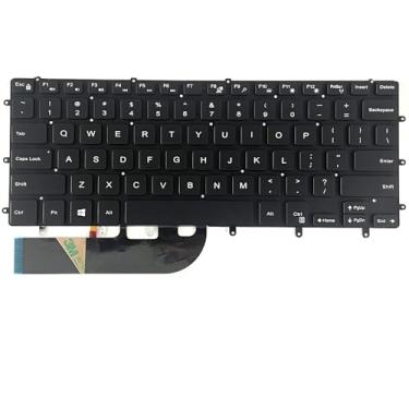 Imagem de Teclado de laptop de substituição com layout dos EUA retroiluminado para Dell XPS 15 9550 9560 9570 Precision 5510 5520 5530 5540 inspiron 15 7558 7568