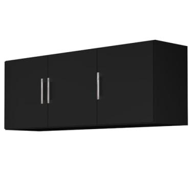 Imagem de Armario 3 Portas Cozinha Lavanderia (Preto)