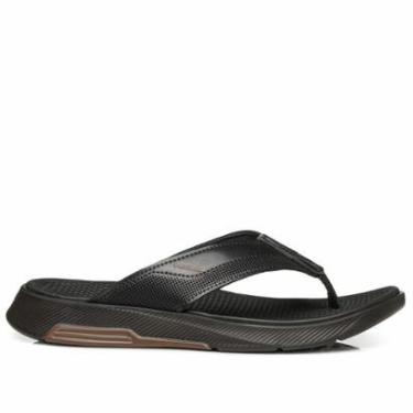 Imagem de Chinelo Pegada Masculino em Couro Preto 134701-06-Masculino