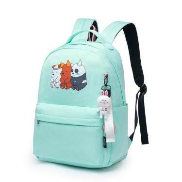 Imagem de Mochila Escolar Universitária Feminina Chaveiro Juvenil Menina 7 Litros-Unissex