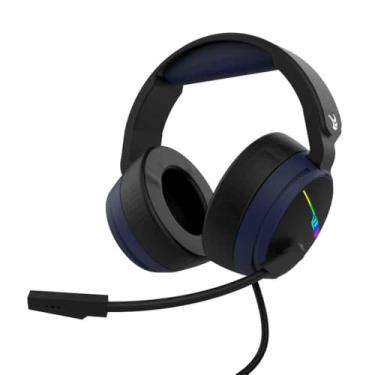 Imagem de Fone de Ouvido ORION Gamer com fio WaveOne, Driver 50mm, Preto/Azul