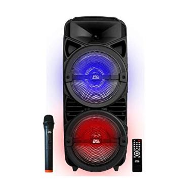 Imagem de CAIXA AMPLIFICADA BLUETOOTH/SD/USB ENTRADA MICROFONE E GUITARRA 8'' 80W WAVE208