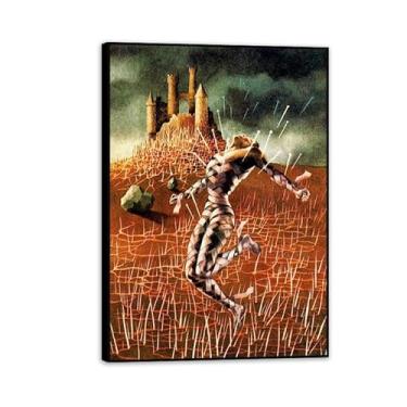 Imagem de Remedios Varo Home Decor Reummatic Pain Art Prints Canvas for Bedroom Living Remedios Varo Decoração de parede Surrealismo Arte de parede Presente emoldurado pronto para pendurar 100 x 70 cm