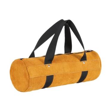 Imagem de Bothyi Bolsa organizadora de ferramentas de eletricista, material de limpeza e transporte de ferramentas para manutenção, ideal para construção civil, S Yellow