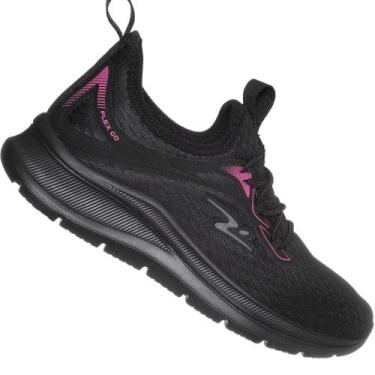 Imagem de Tenis Infantil Adrun Flex Go Kids 98300j Meninas, Preto, Preto, 28