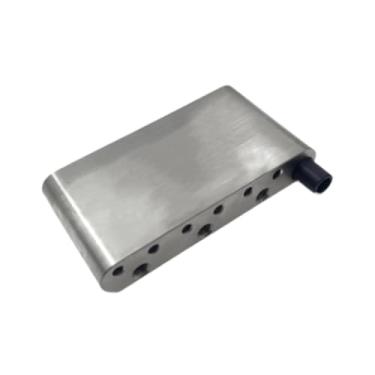 Imagem de YIJU de tremolo para guitarras elétricas, peça de reposição reforçada para upgrade faça você mesmo, substitui acessórios de luthier, 52,5 mm (2-1/16, aÇo InoxidÁvel